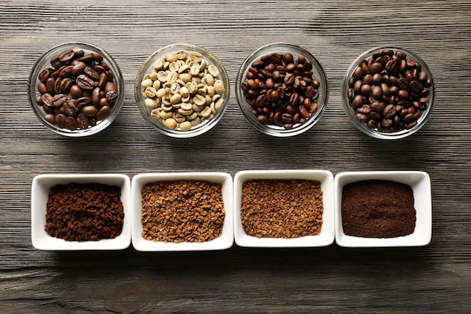 Various coffee beans